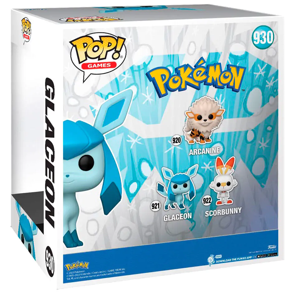 Pokemon Super Sized Jumbo POP! Vinyl Figura Glaceon (EMEA) 25 cm fotografija izdelka