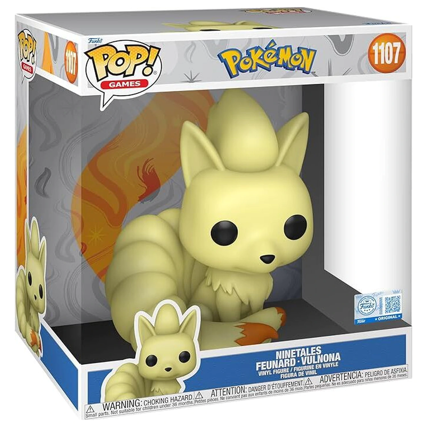 Pokemon Super Sized Jumbo Funko POP! vinilna figura Ninetales 25 cm fotografija izdelka