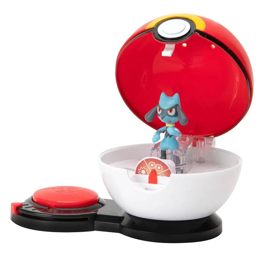 Pokémon Surprise Attack igra Charmander #1 s Poké žogo proti Riolu z Repeat žogo fotografija izdelka