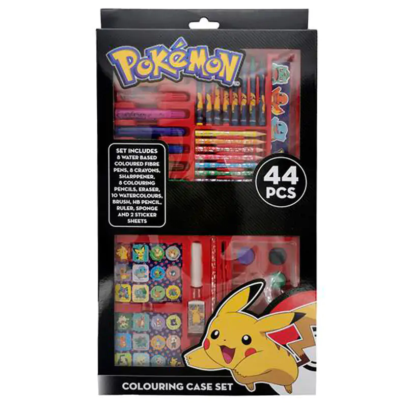 Pokemon umetniški kovček 44-delni fotografija izdelka