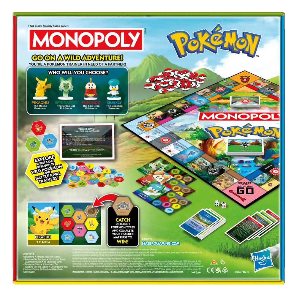 Pokémon družabna igra Monopoly *English Version* fotografija izdelka