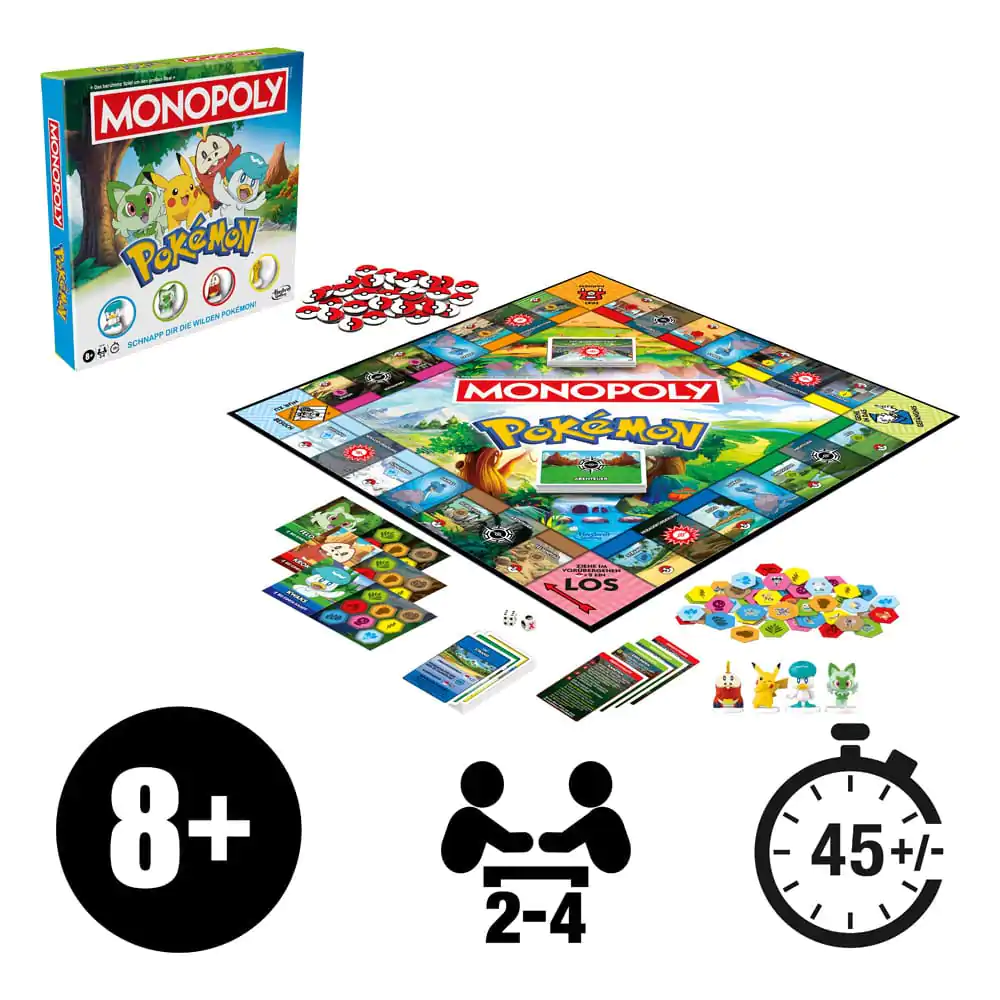 Pokémon družabna igra Monopoly *Nemška verzija* fotografija izdelka