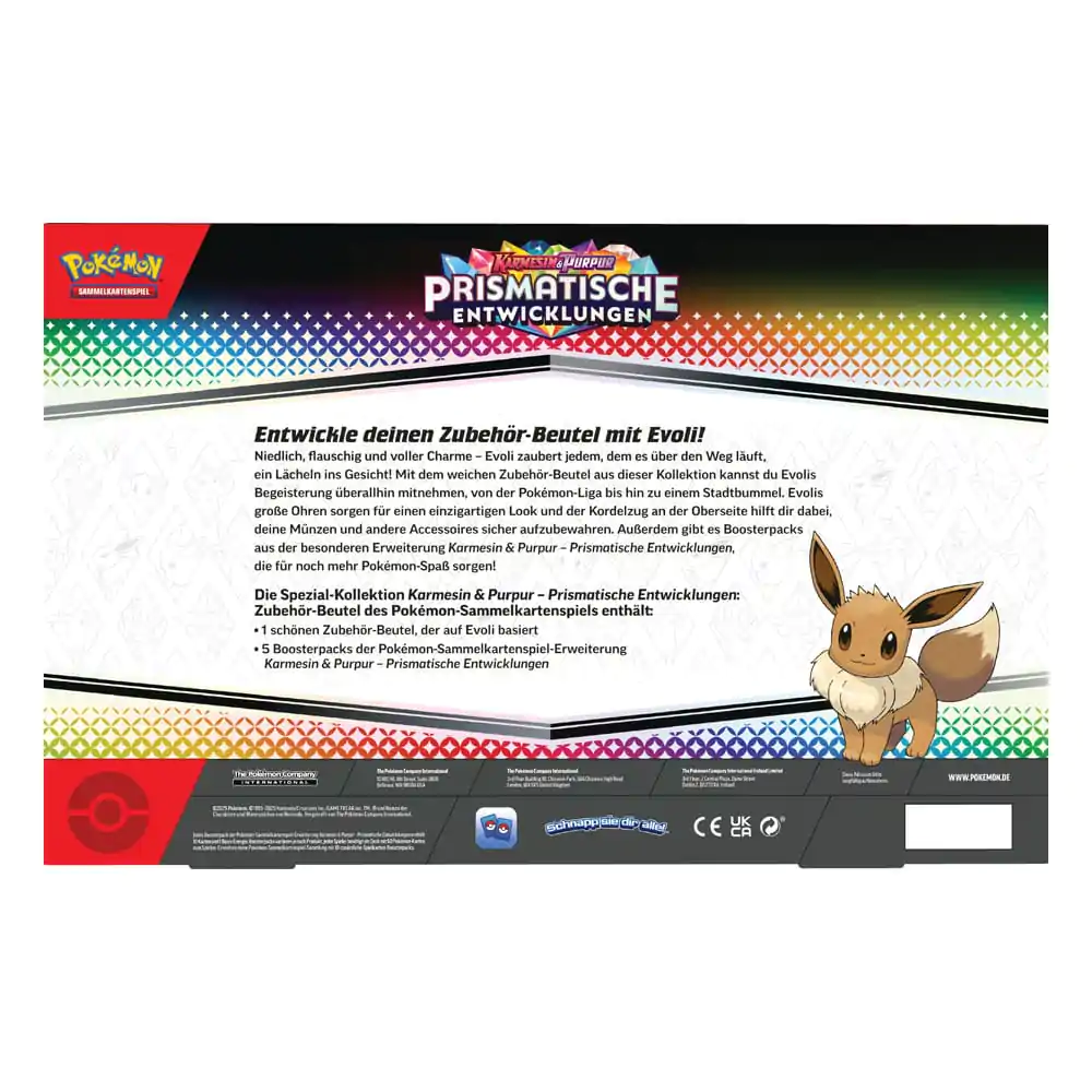 Pokémon TCG Zbirka etuijev za dodatke Evoli *Nemška različica* fotografija izdelka