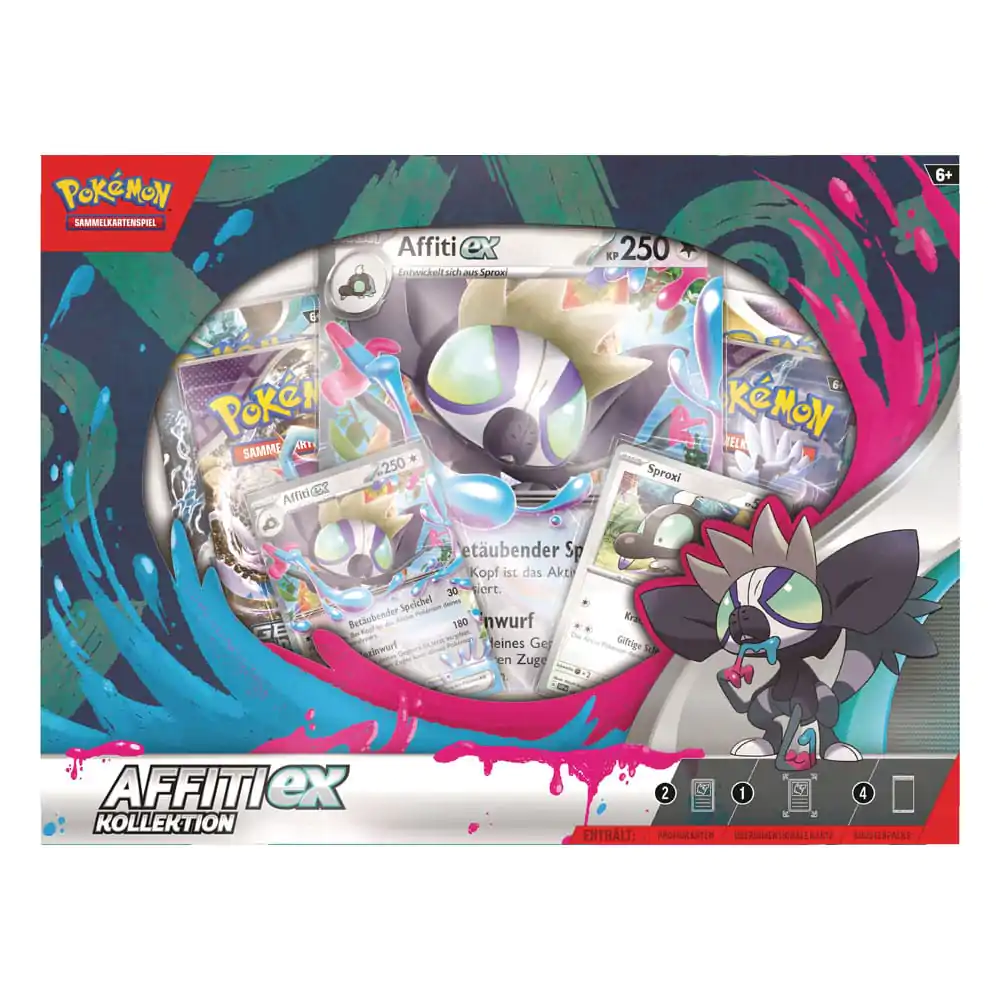 Pokémon TCG EX- zbirka Affiti *Nemška različica* fotografija izdelka