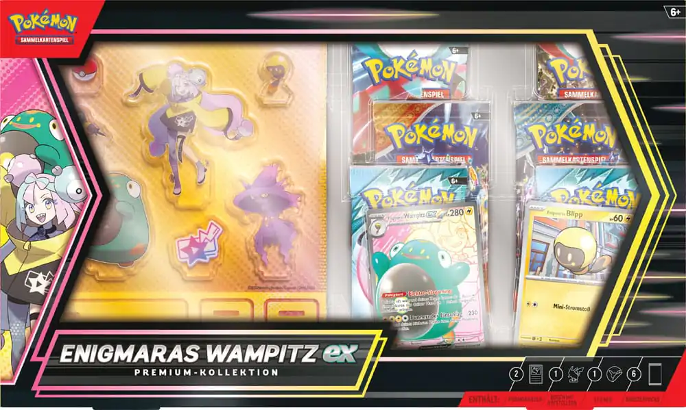 Pokémon TCG EX Premium Kolekcija Einigmaras Wampitz 2025 *Nemška Različica* fotografija izdelka