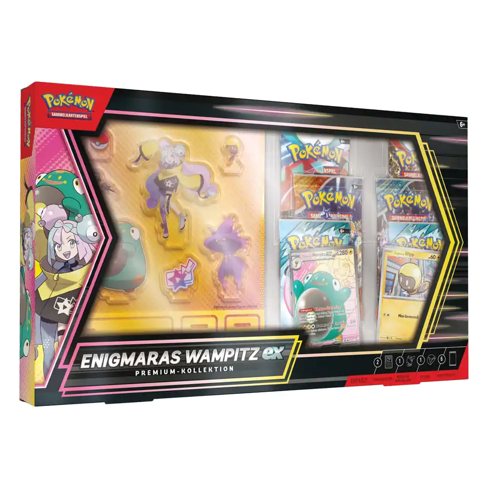 Pokémon TCG EX Premium Kolekcija Einigmaras Wampitz 2025 *Nemška Različica* fotografija izdelka