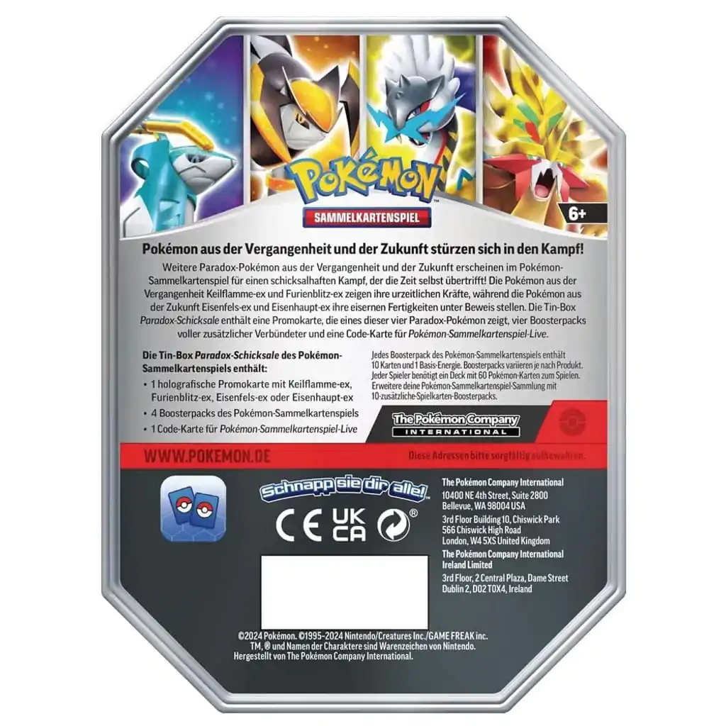 Pokémon TCG pločevinka 117 *Nemška različica* fotografija izdelka