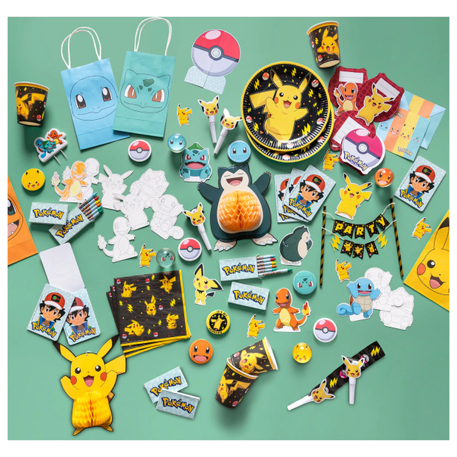 Pokémon Thunder gumijasta žoga, 4-paket fotografija izdelka