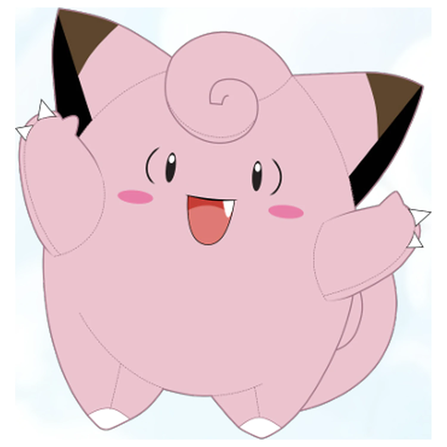 Pokémon Valentine's Clefairy plišasta igrača 20 cm fotografija izdelka