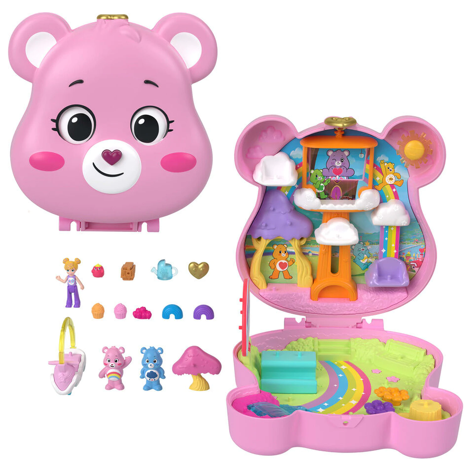 Polly Pocket Care Bears skrinja komplet za igranje fotografija izdelka