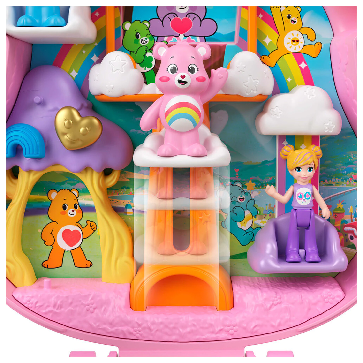 Polly Pocket Care Bears skrinja komplet za igranje fotografija izdelka