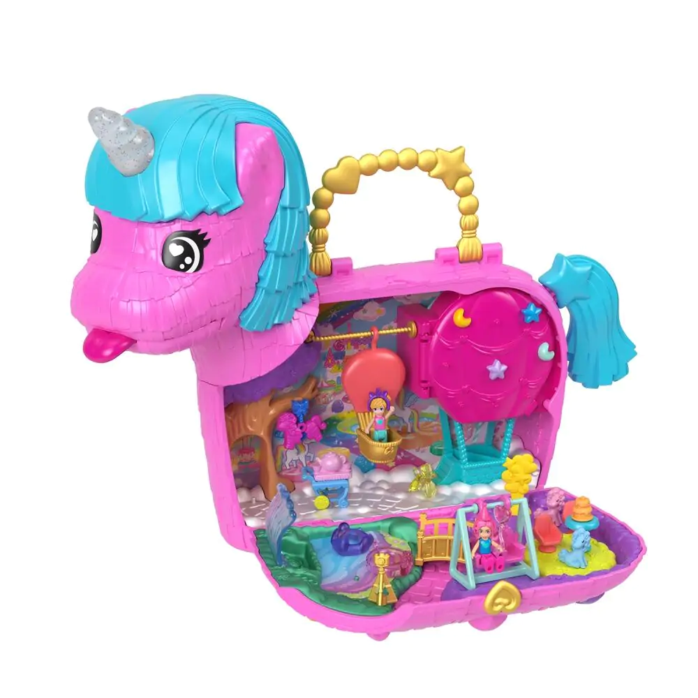 Polly Pocket Partyland Unicorn skrinja set za igranje fotografija izdelka