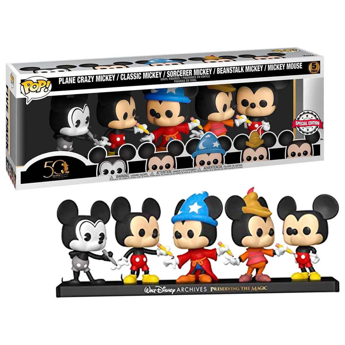 POP paket 5 figurice Disney Archives Mickey Exclusive fotografija izdelka