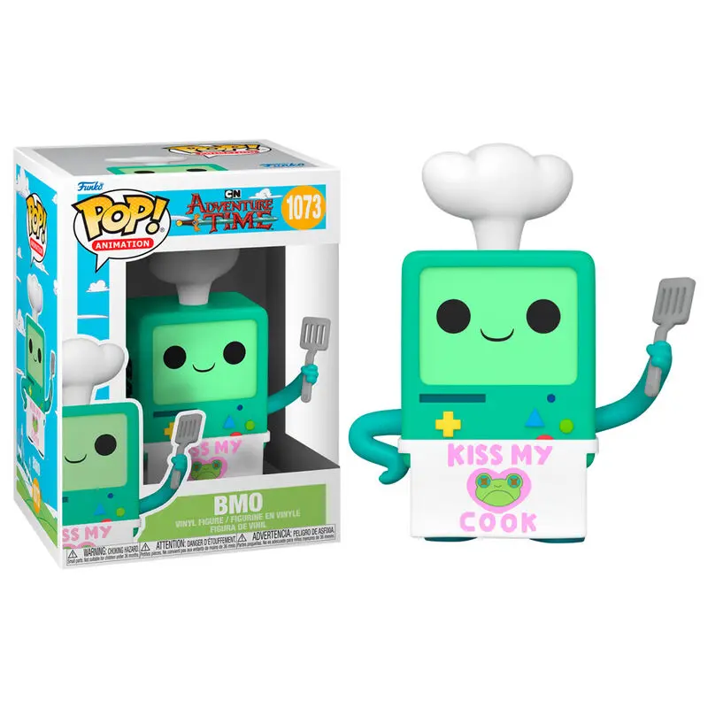 Adventure Time POP! Animacija vinilna figura BMO Kiss my Cook 9 cm fotografija izdelka