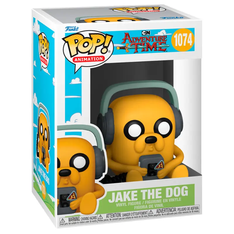 Adventure Time POP! Animacija vinilna figura Jake z kasetofonom 9 cm fotografija izdelka