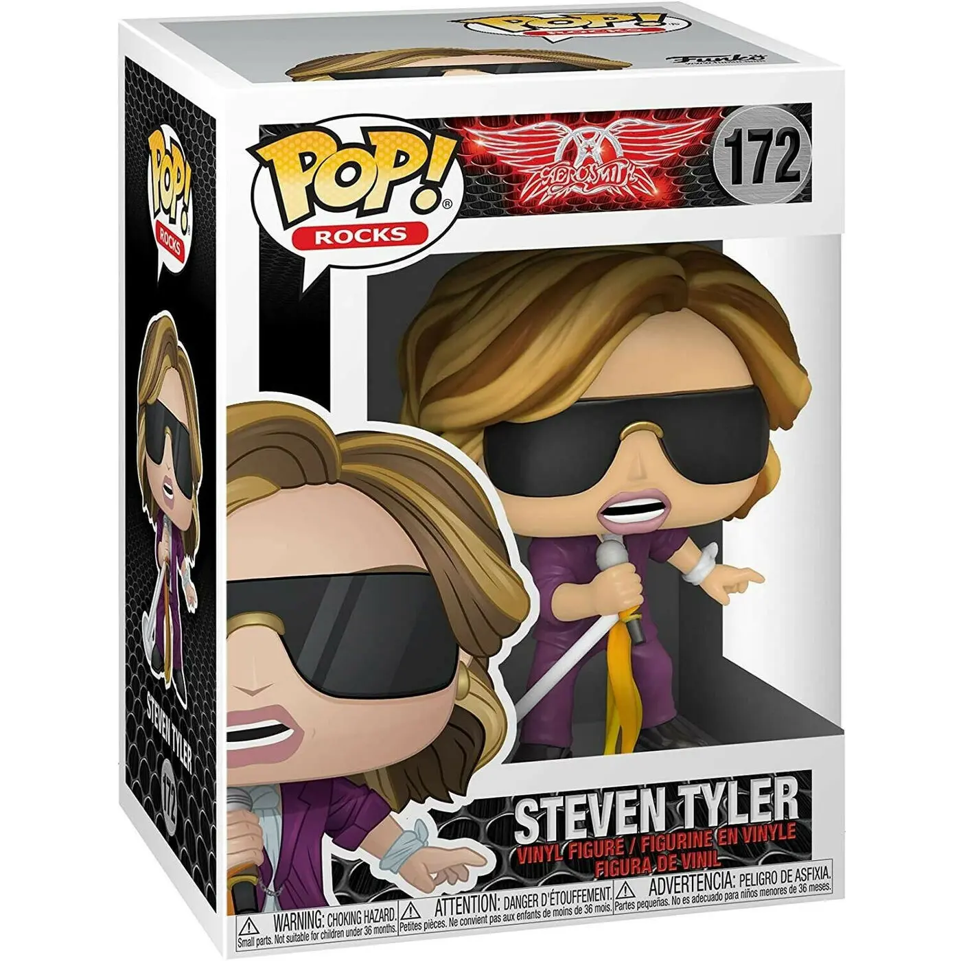 Aerosmith POP! Rocks Vinilna Figura Steven Tyler 9 cm fotografija izdelka