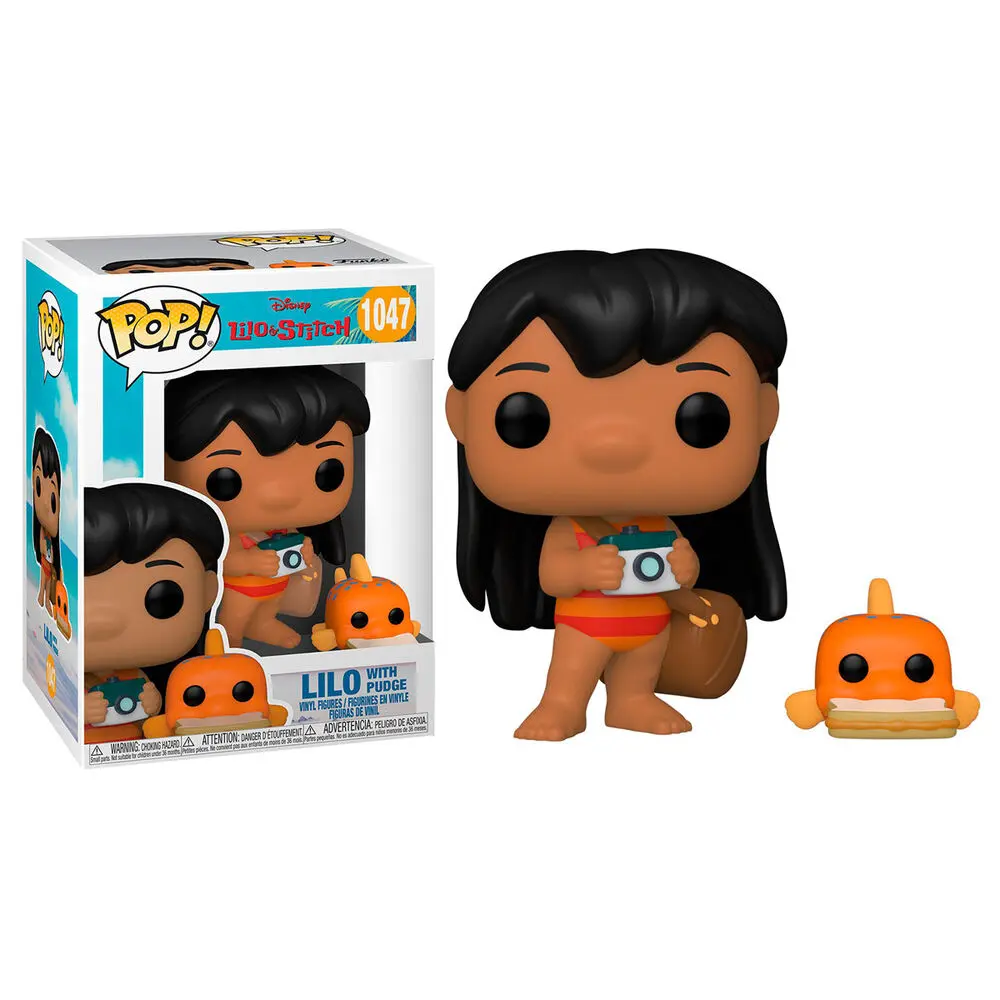 Lilo & Stitch POP! & Prijatelj Vinil Figura Lilo w/Pudge 9 cm fotografija izdelka