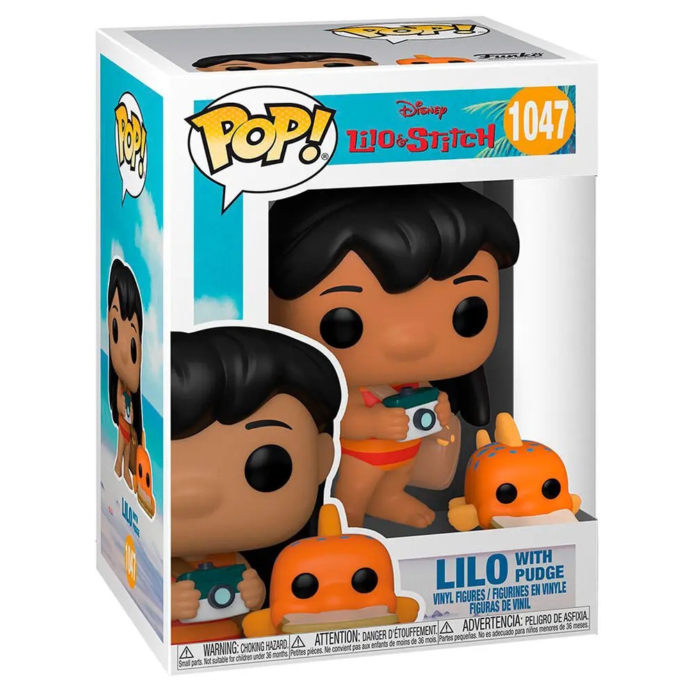 Lilo & Stitch POP! & Prijatelj Vinil Figura Lilo w/Pudge 9 cm fotografija izdelka