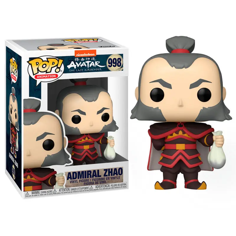 Avatar The Last Airbender POP! Animation Vinil Figura Admiral Zhao 9 cm fotografija izdelka