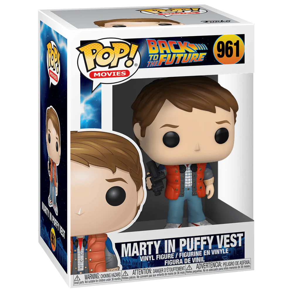 Back to the Future Funko POP! vinilna figura Marty in Puffy Vest 9 cm fotografija izdelka