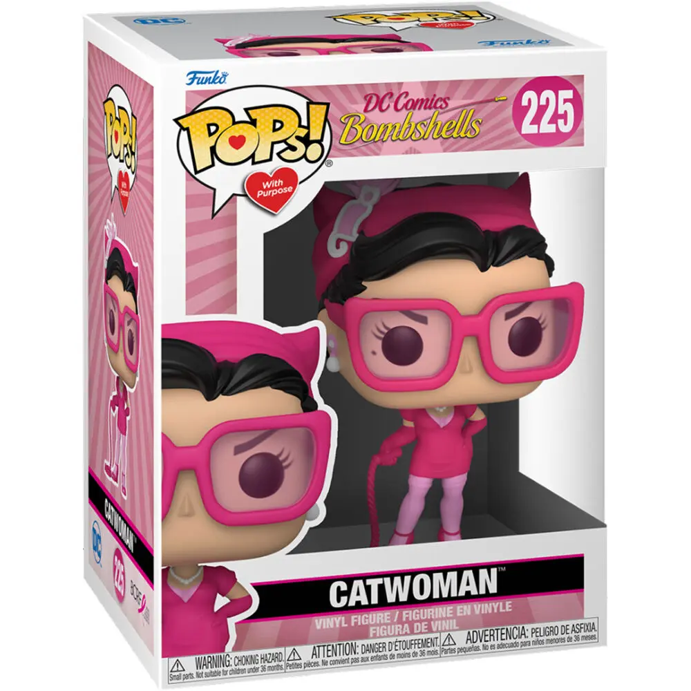 DC Comics POP! Heroes Vinilna Figura BC Awareness - Bombshell Catwoman 9 cm fotografija izdelka