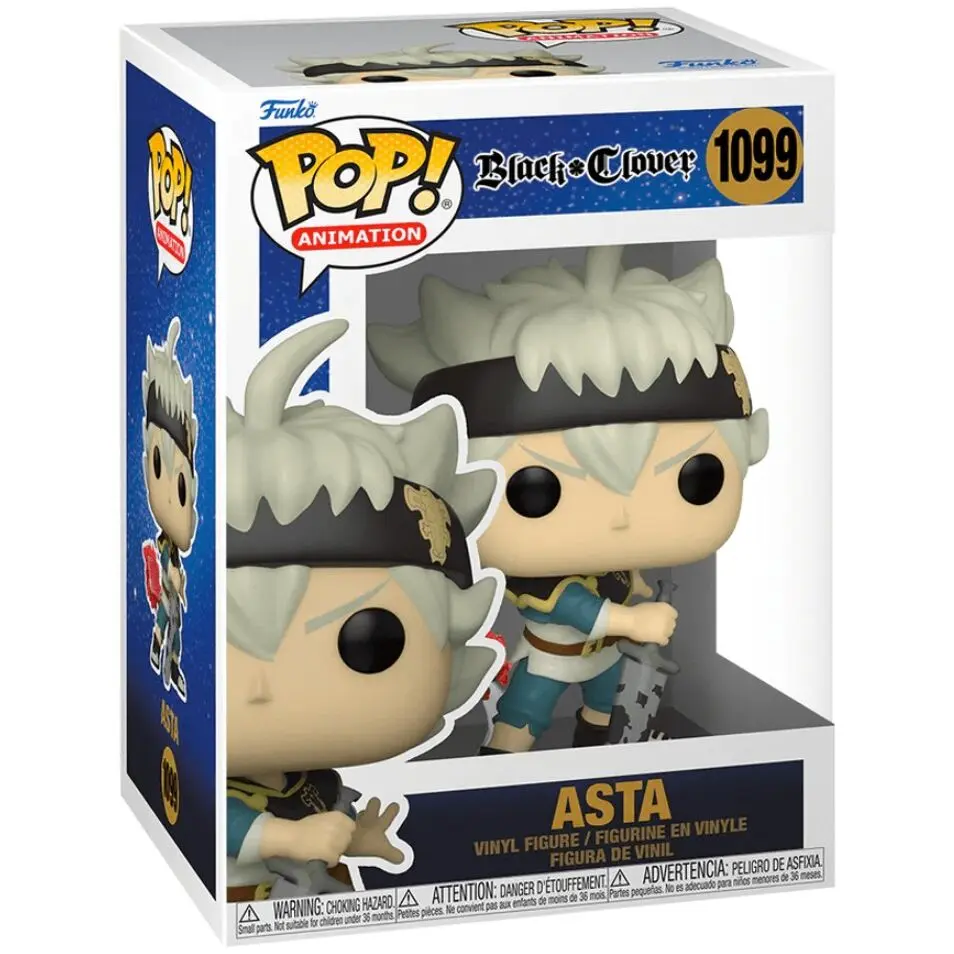 Black Clover POP! Animation Vinilna Figura Asta 9 cm fotografija izdelka