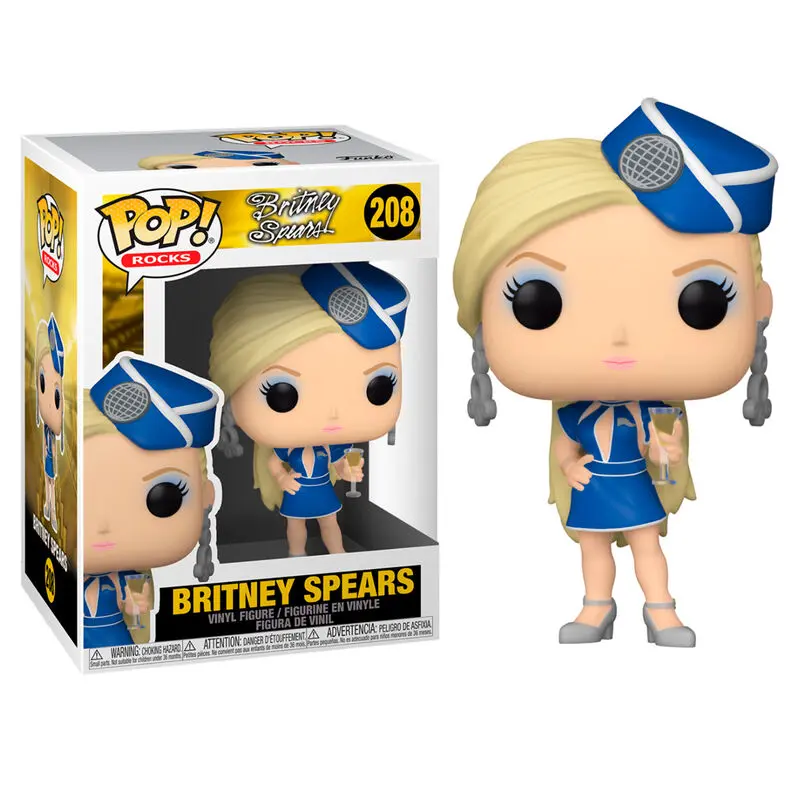 Britney Spears POP! Rocks Vinyl Figurica Stevardesa 9 cm fotografija izdelka