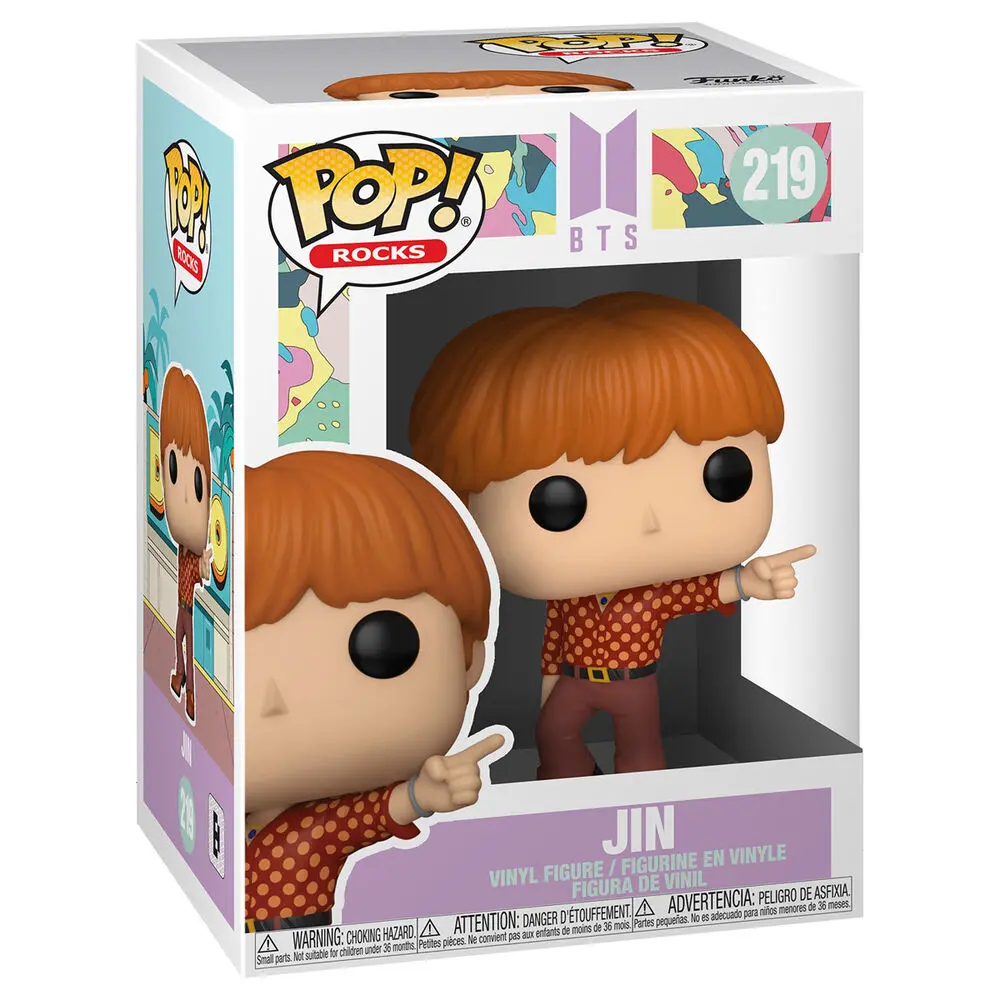 BTS POP! Rocks Vinilna Figura Jin Dynamite 9 cm fotografija izdelka