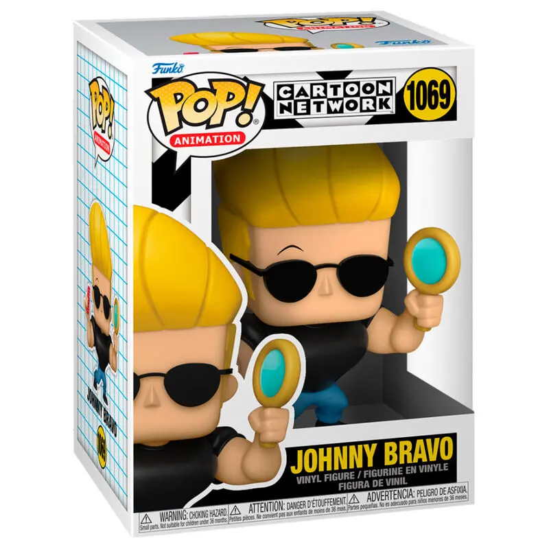 Johnny Bravo POP! Animation Vinilna figura Johnny z ogledalom in glavnikom 9 cm fotografija izdelka