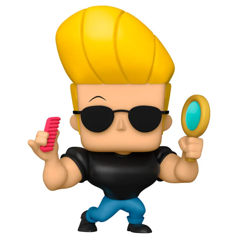 Johnny Bravo POP! Animation Vinilna figura Johnny z ogledalom in glavnikom 9 cm fotografija izdelka