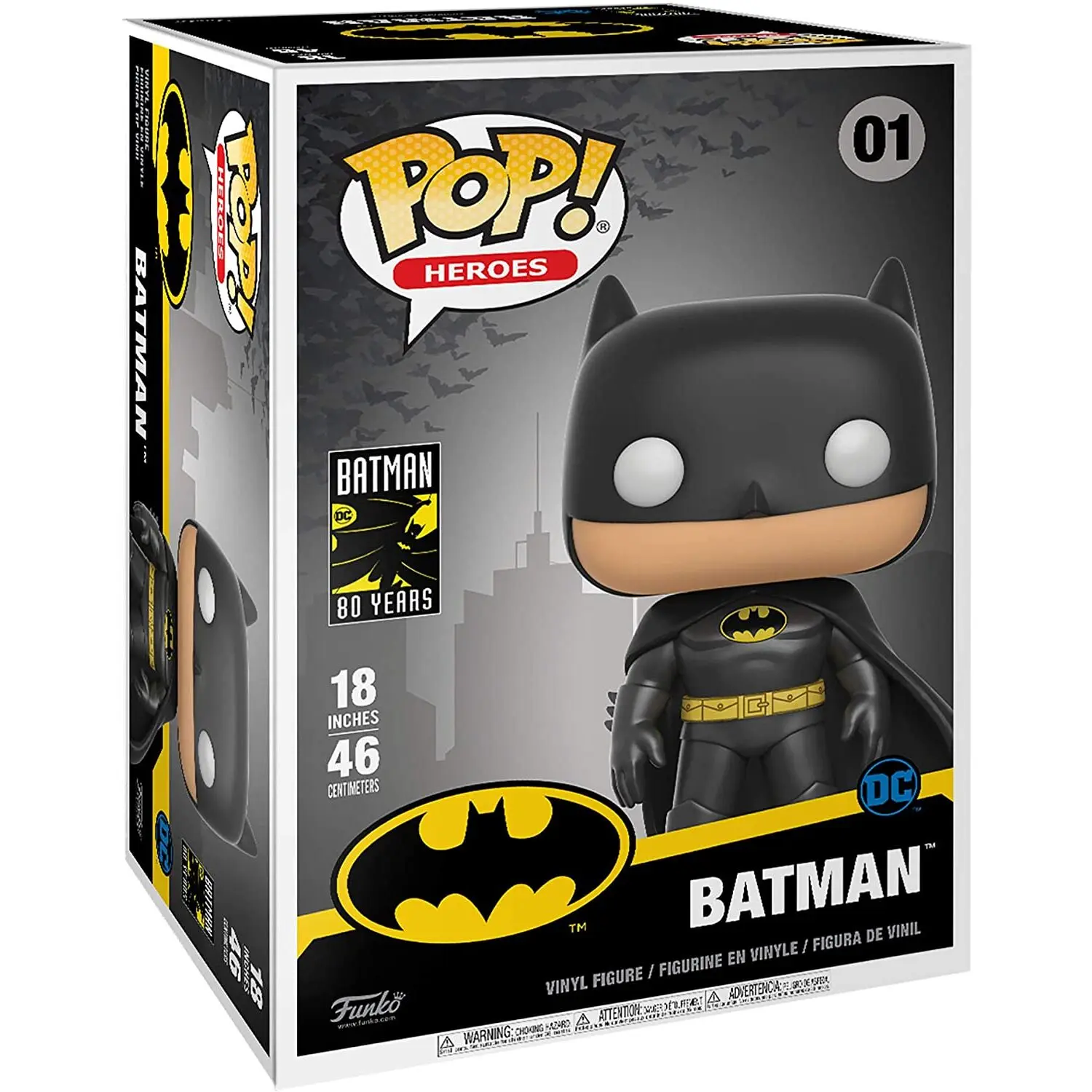 DC Comics Super Sized POP! Heroes Vinil Figura Batman 48 cm fotografija izdelka