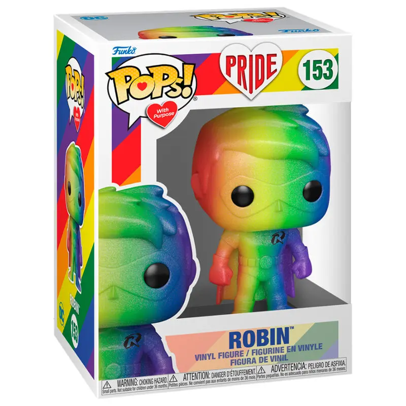 Pride 2022 DC Comics POP! Heroes Vinil Figura Robin 9 cm fotografija izdelka