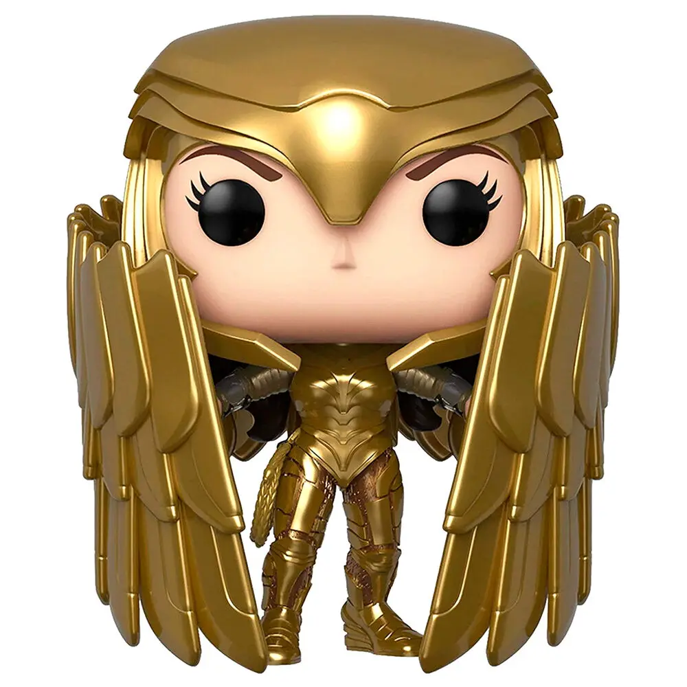 POP figurica DC Comics Wonder Woman 84 - Wonder Woman Gold Shield Metallic Exclusive fotografija izdelka