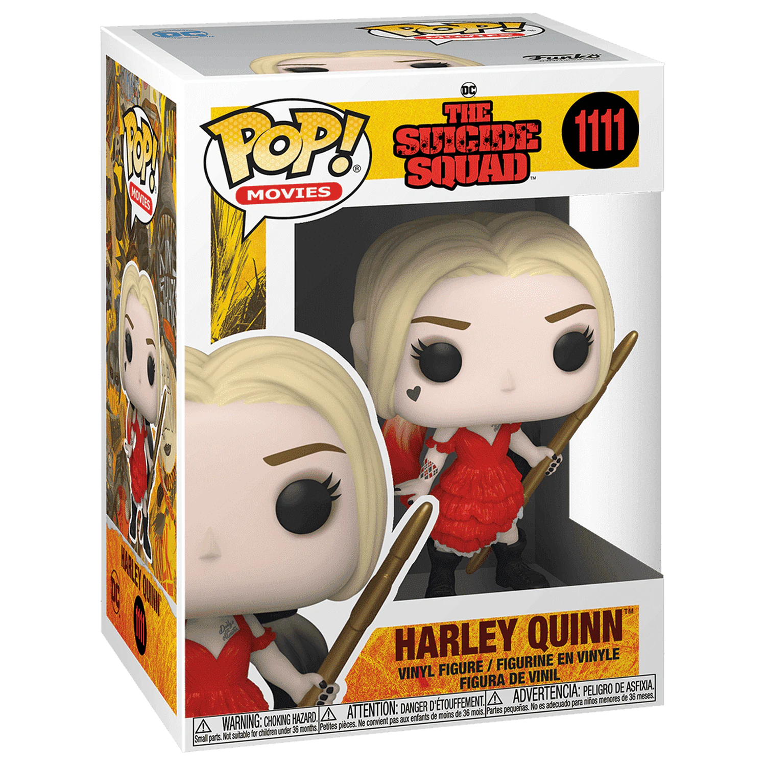 The Suicide Squad POP! Movies Vinyl Figure Harley Quinn (Damaged Dress) 9 cm fotografija izdelka