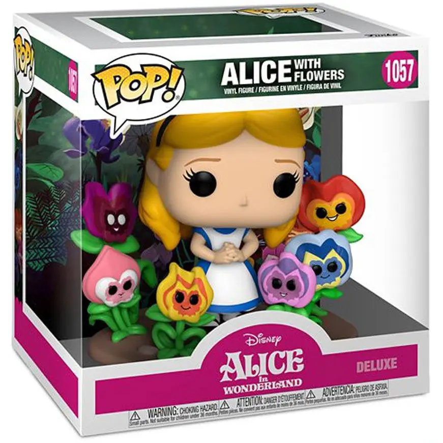 Alice in Wonderland POP! Deluxe Vinil Figura Alice s cvetjem 10 cm fotografija izdelka