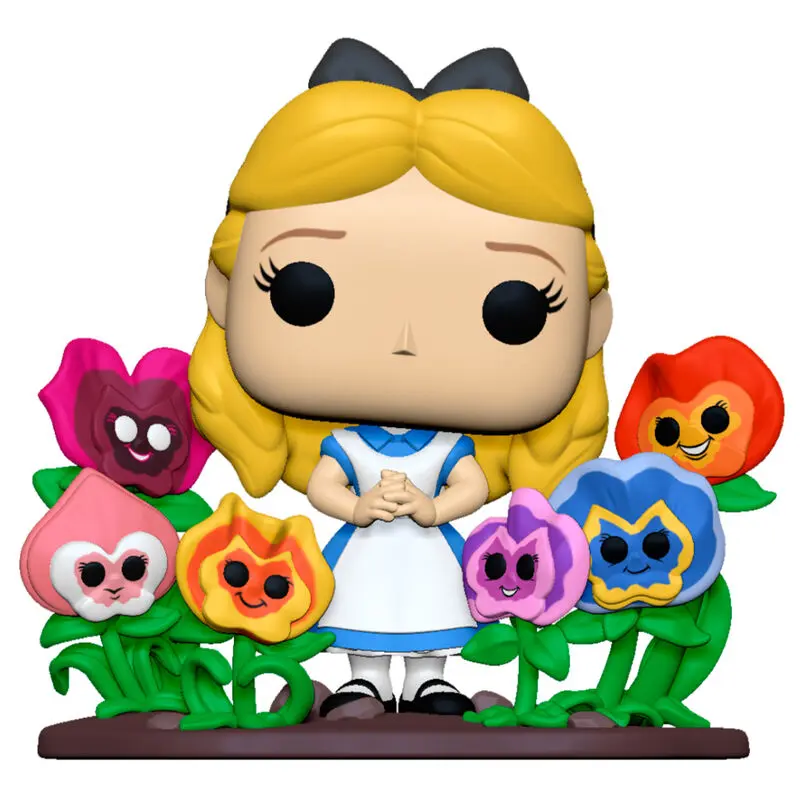 Alice in Wonderland POP! Deluxe Vinil Figura Alice s cvetjem 10 cm fotografija izdelka