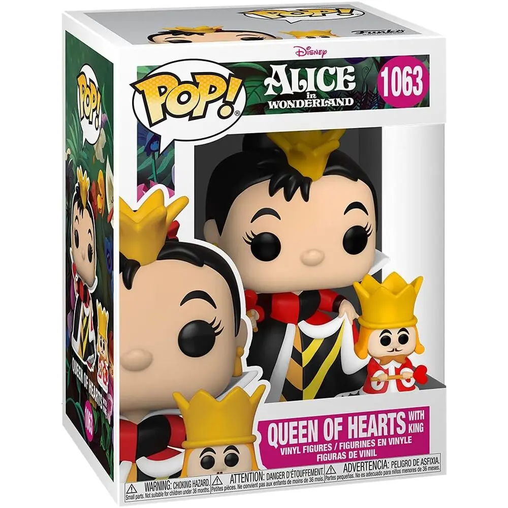 Alice in Wonderland POP! & Buddy Vinil Figura Queen w/King 9 cm fotografija izdelka