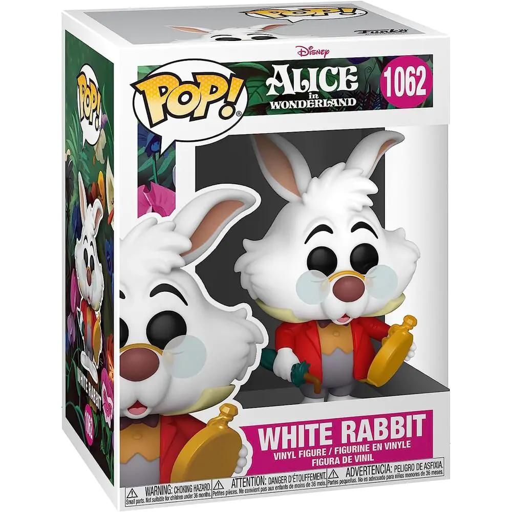 Alice in Wonderland POP! Disney Vinyl Figurica Beli zajec z uro 9 cm fotografija izdelka