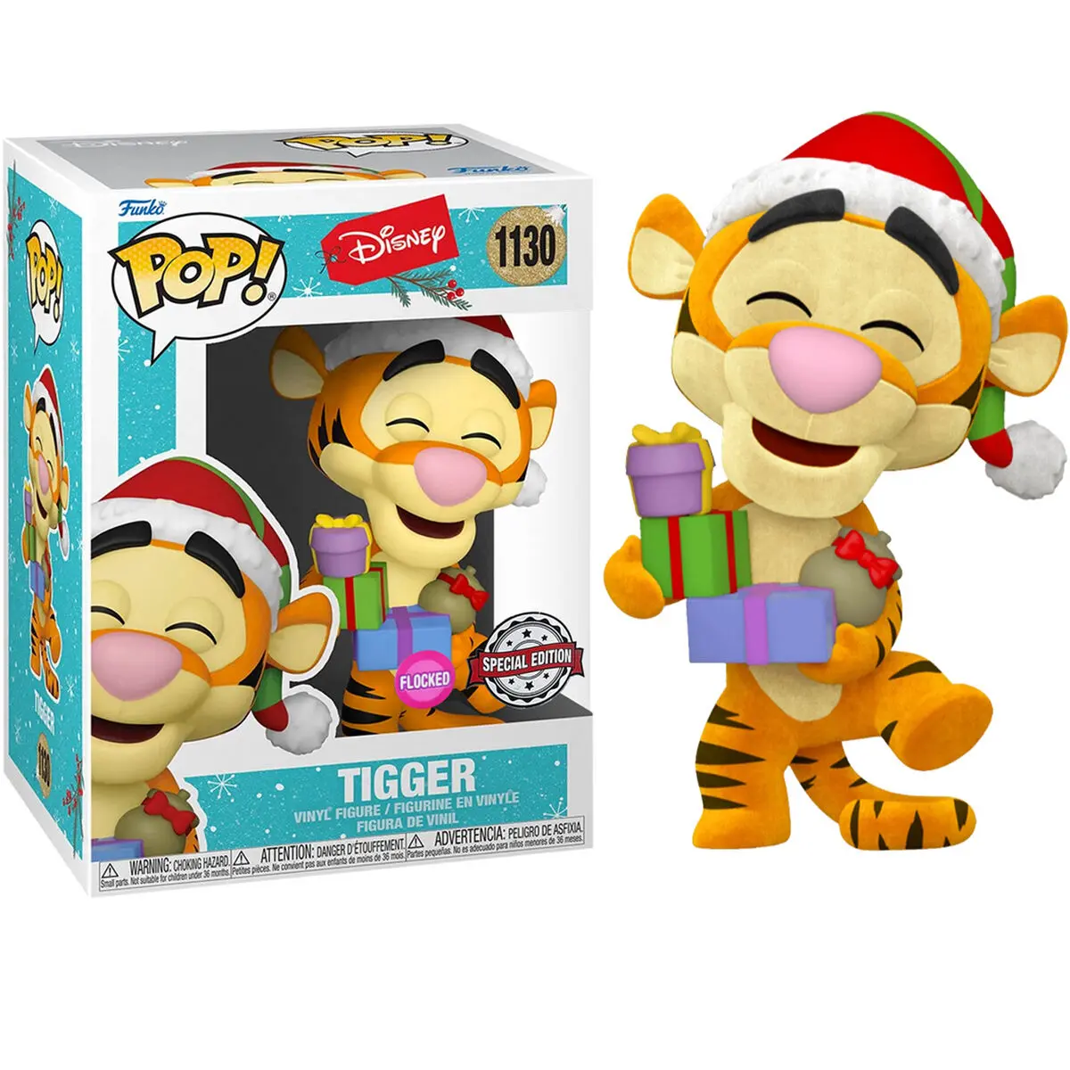 Winnie the Pooh POP! Disney Vinilna Figura Tigger (Flocked) 9 cm fotografija izdelka