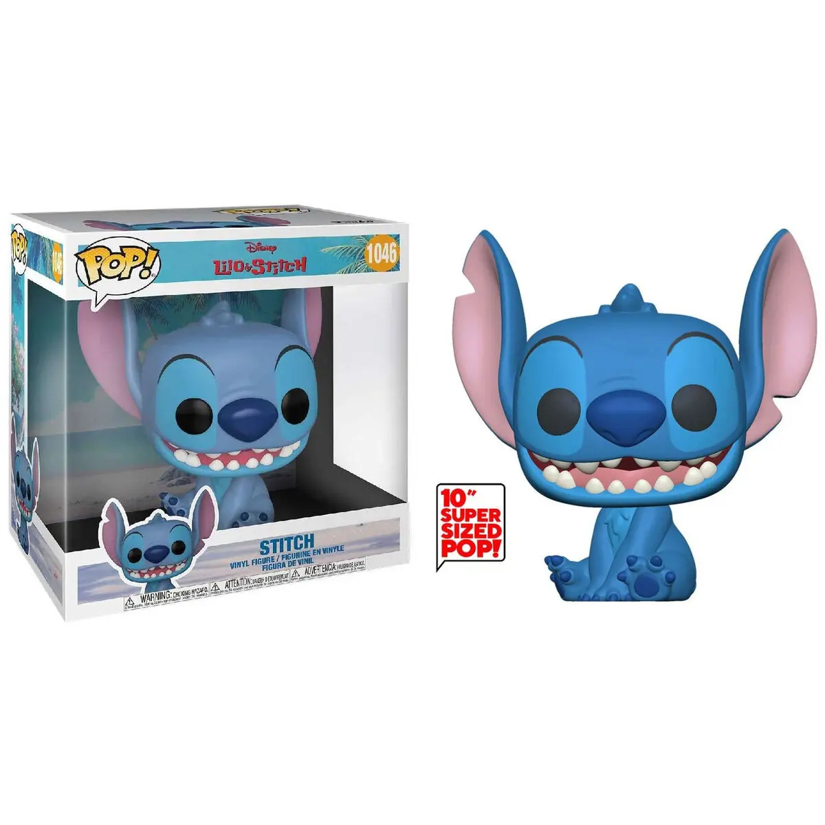 Lilo & Stitch Super Sized Jumbo POP! Games Vinil Figura Stitch 25 cm fotografija izdelka