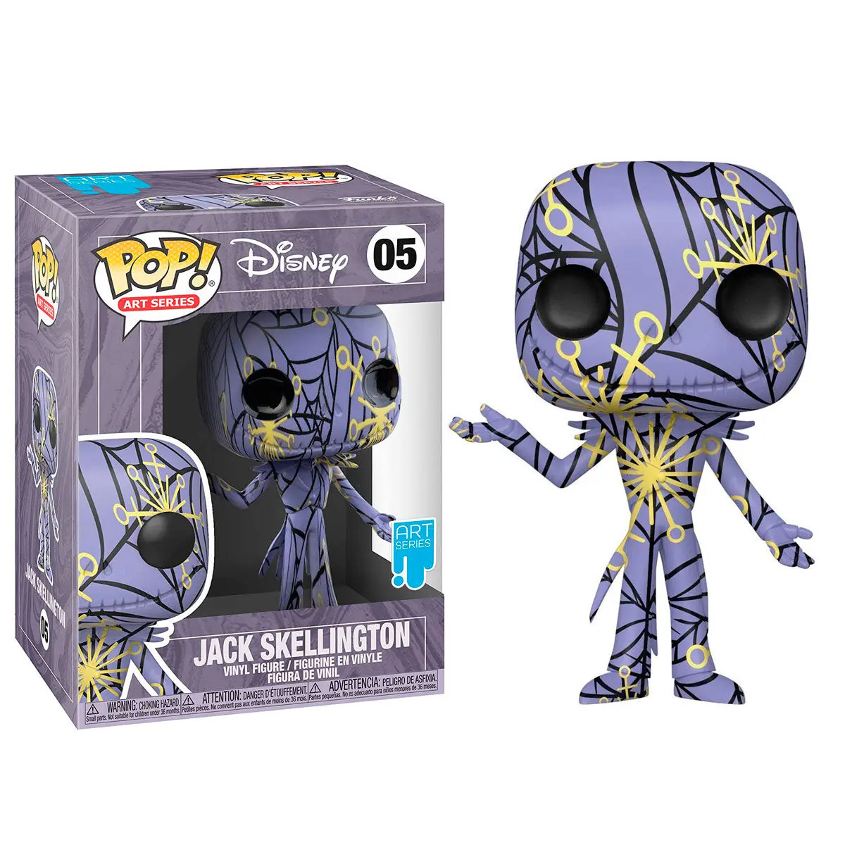 Nightmare before Christmas POP! Disney Artist Series Vinyl Figura Jack s kovčkom 9 cm fotografija izdelka