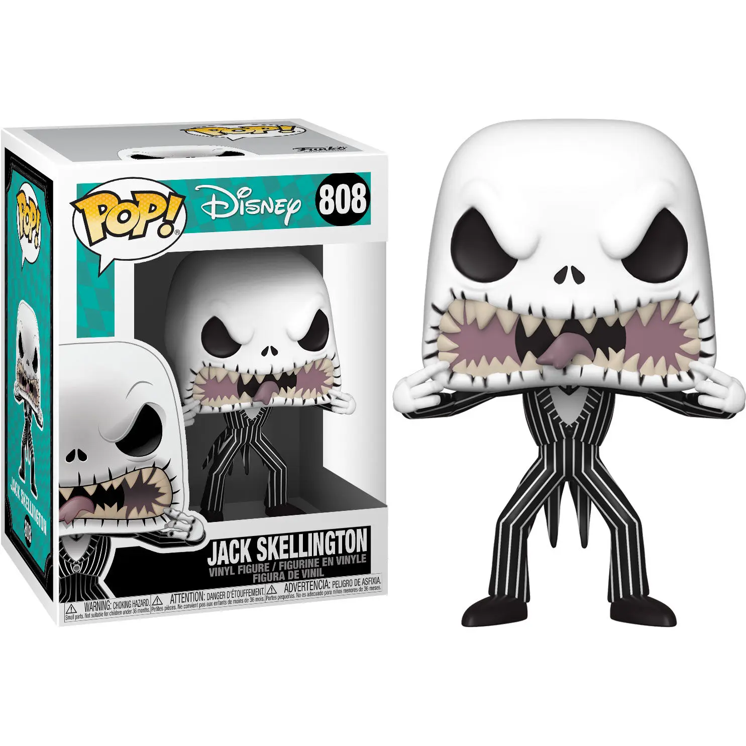 Nightmare before Christmas POP! Disney Vinyl Figurica Jack (Scary Face) 9 cm fotografija izdelka
