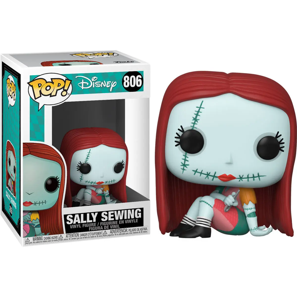 Nightmare before Christmas POP! Disney Vinyl Figurica Sally Sewing 9 cm fotografija izdelka