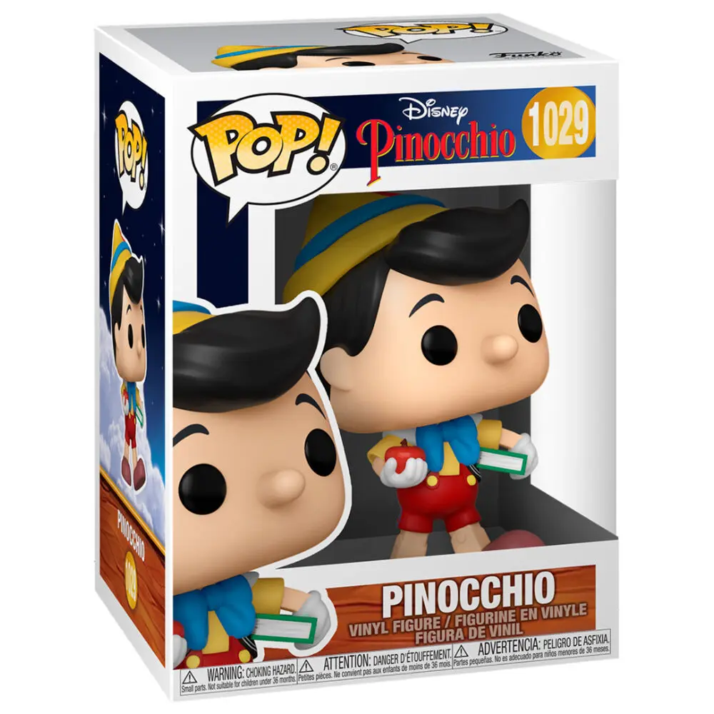 Pinocchio 80th Anniversary POP! Disney Vinyl figura School Bound Pinocchio 9 cm fotografija izdelka