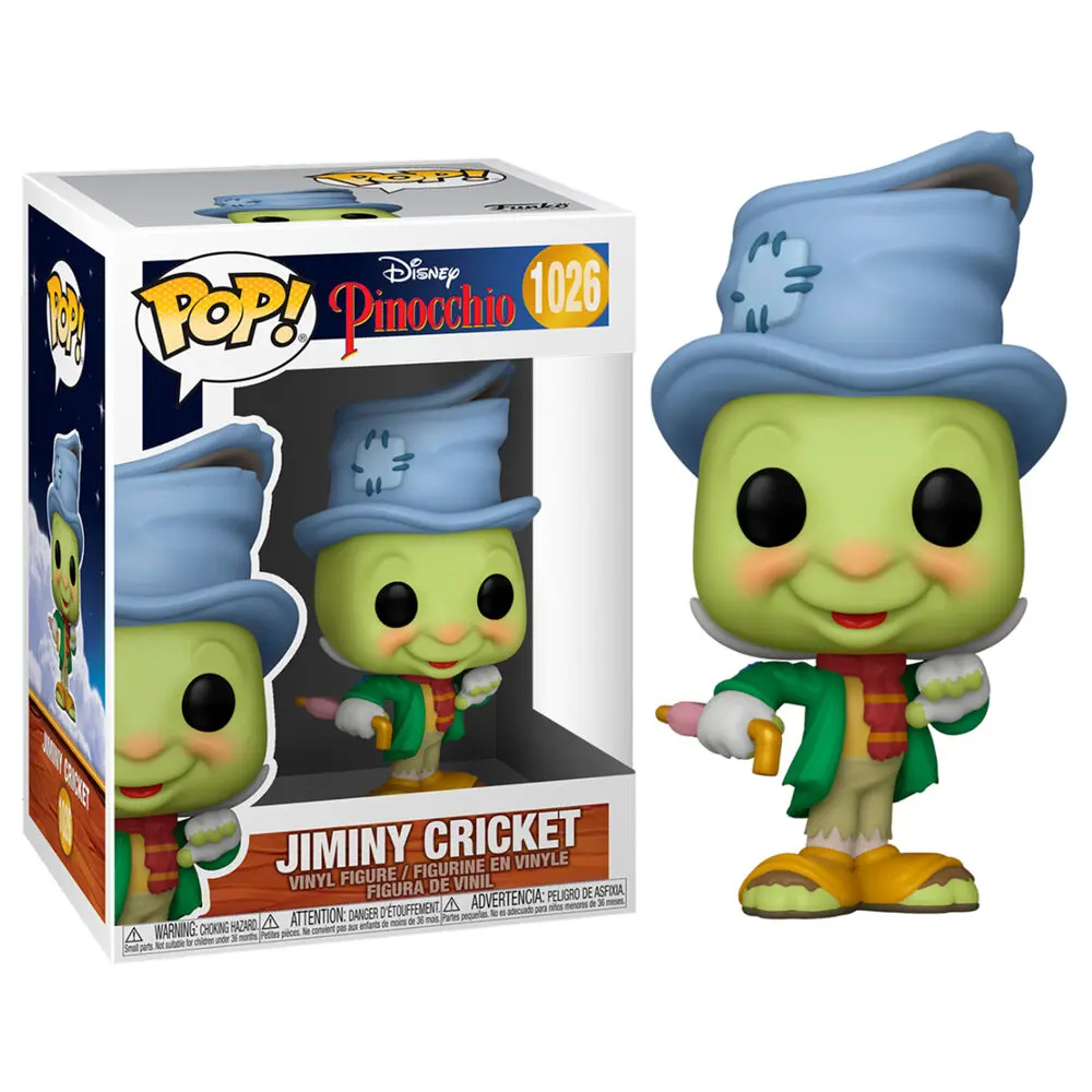 Pinocchio 80th Anniversary POP! Disney Vinilna Figura Street Jiminy 9 cm fotografija izdelka