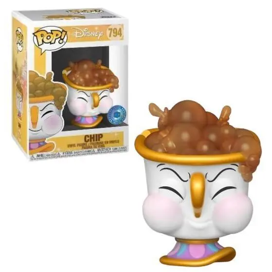 Lepotica in zver POP! Disney Vinilna Figura Chip s/mehurčki 9 cm fotografija izdelka