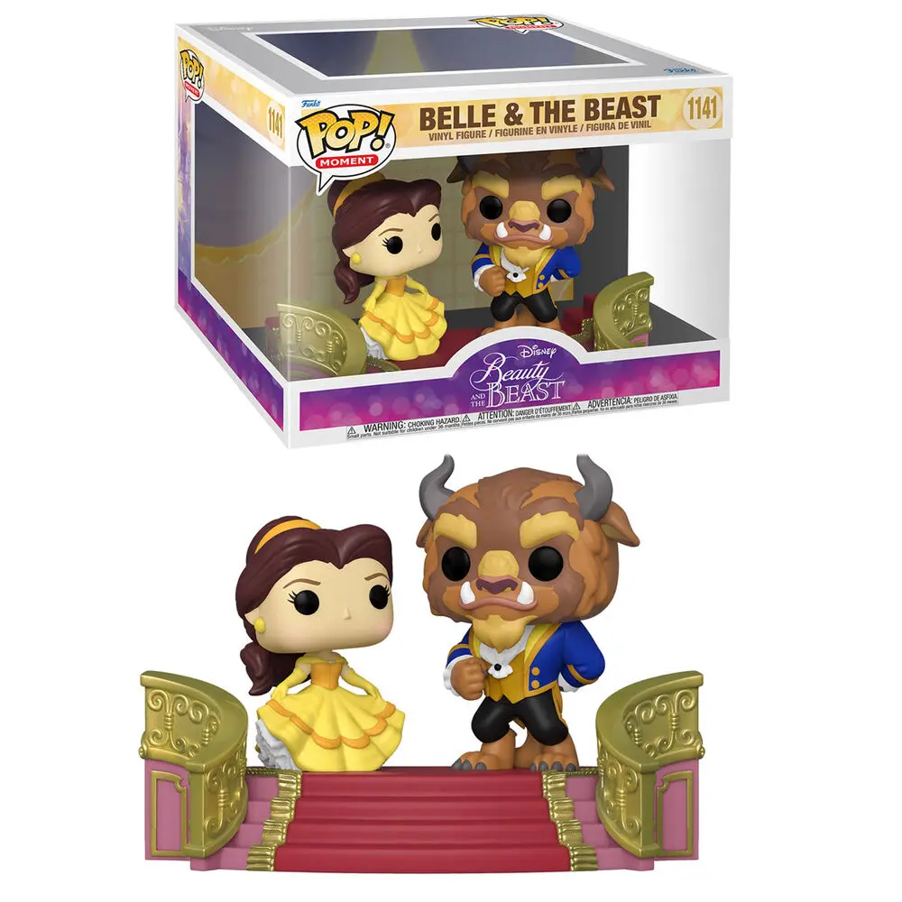 Beauty and the Beast POP Moment! Vinyl Figure 2-Pak Formal Belle & Beast 9 cm fotografija izdelka