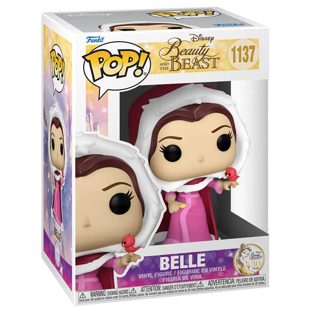 Beauty and the Beast POP! Movies Vinyl Figura Zimska Belle 9 cm fotografija izdelka