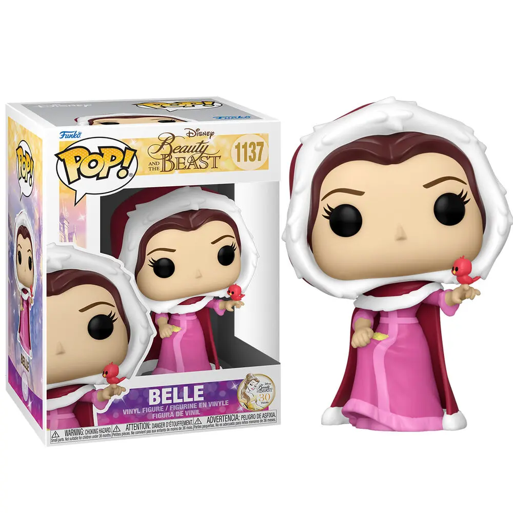 Beauty and the Beast POP! Movies Vinyl Figura Zimska Belle 9 cm fotografija izdelka