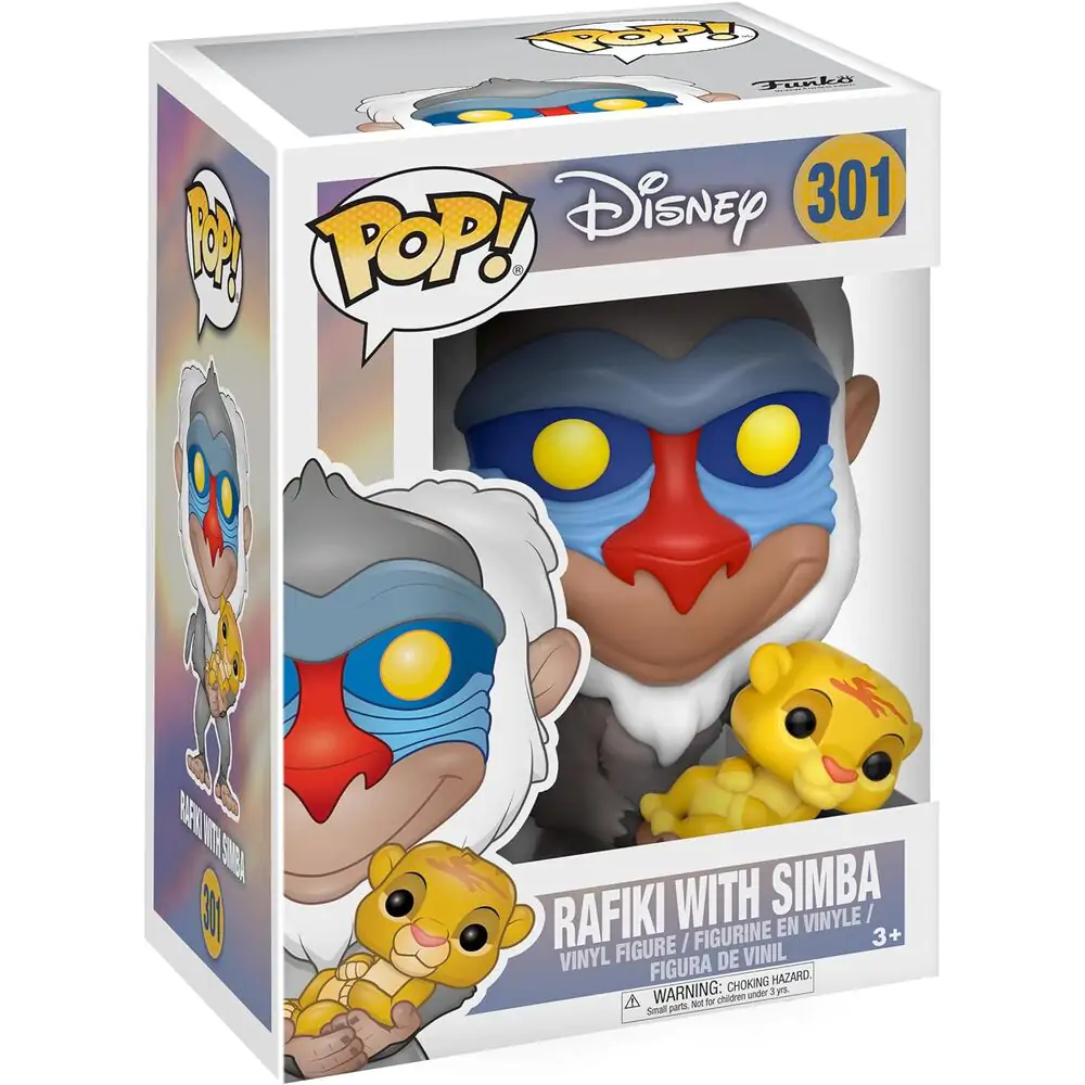 The Lion King POP! Disney Vinyl Figura Rafiki & Simba 9 cm fotografija izdelka
